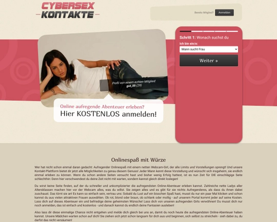Cybersex Kontakte Logo