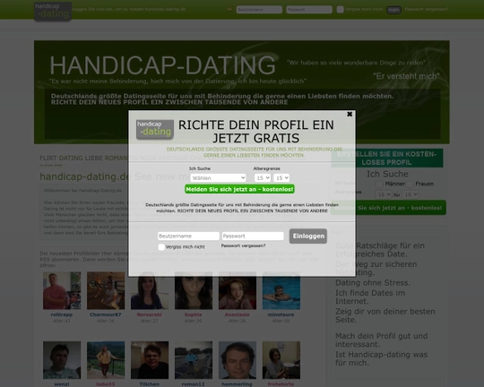 Handicap-Dating Logo