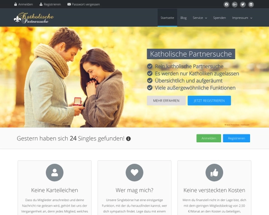 Katholische Partnersuche Logo