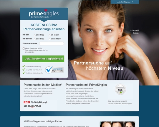 PrimeSingles Logo